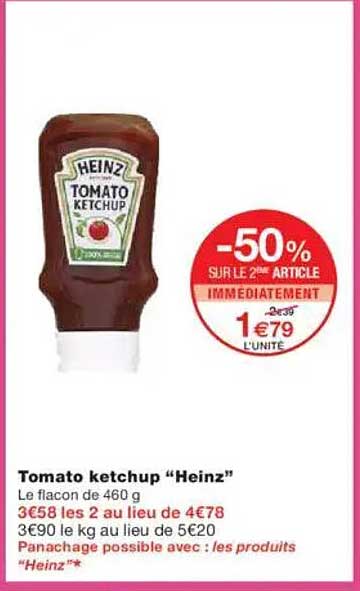 Tomato ketchUp "Heinz"