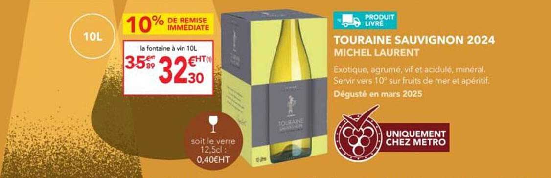 TOURAINE SAUVIGNON 2024 MICHEL LAURENT