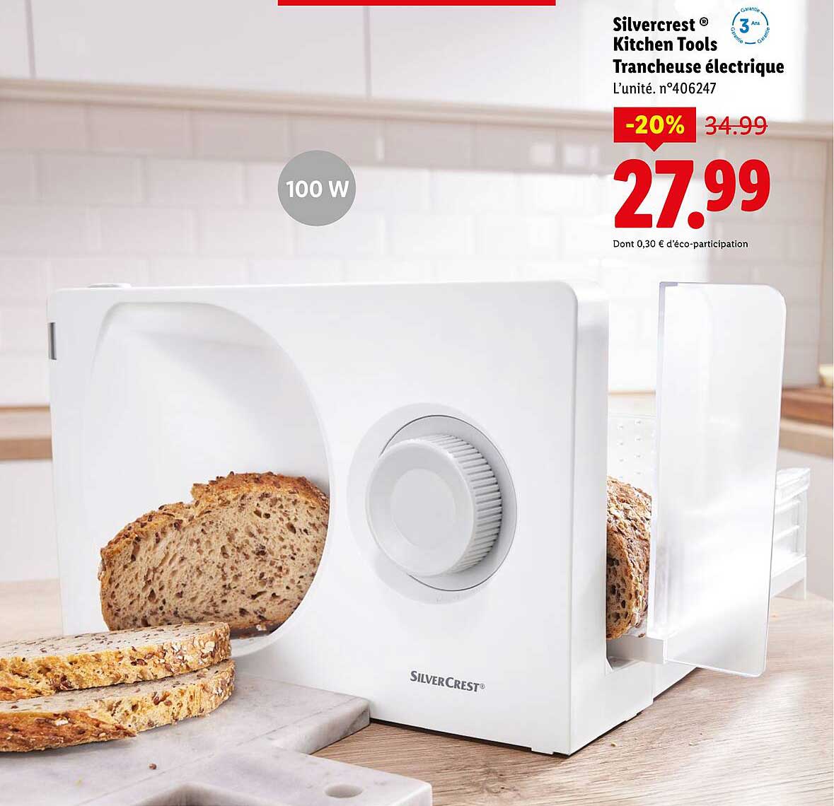 Trancheuse électrique Silvercrest® -20%