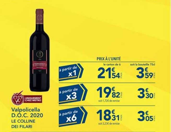 Valpolicella D.O.C. 2020 - Le Colline dei Filari