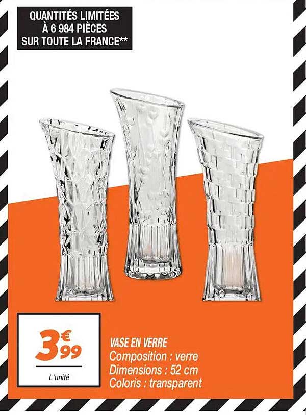 VASE EN VERRE