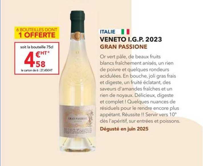 VENETO I.G.P. 2023 GRAN PASSIONE