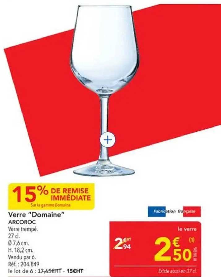 Verre "Domaine" ARCOROC