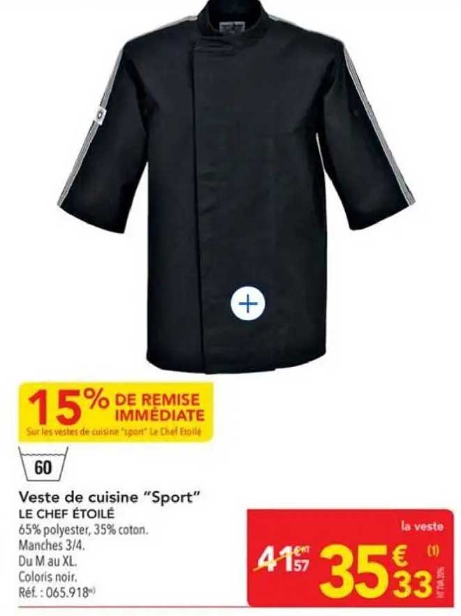 Veste de cuisine "Sport"
