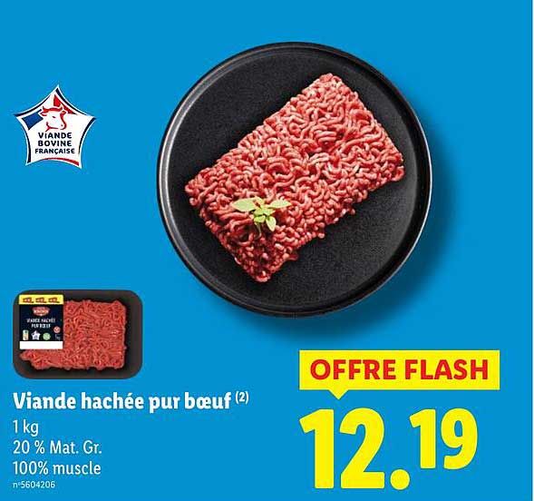 Viande hachée pur bœuf