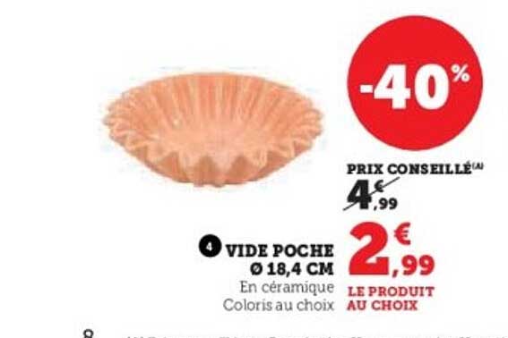 VIDE POCHE Ø 18,4 CM