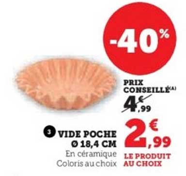 VIDE POCHE Ø 18,4 CM