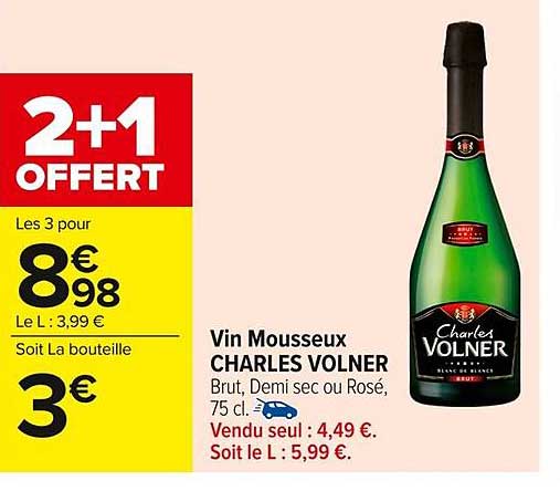 Vin Mousseux CHARLES VOLNER