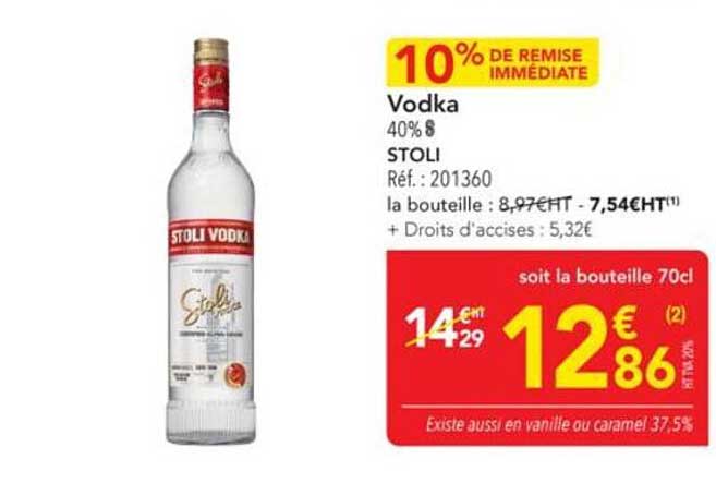 Vodka 40% 8 STOLI