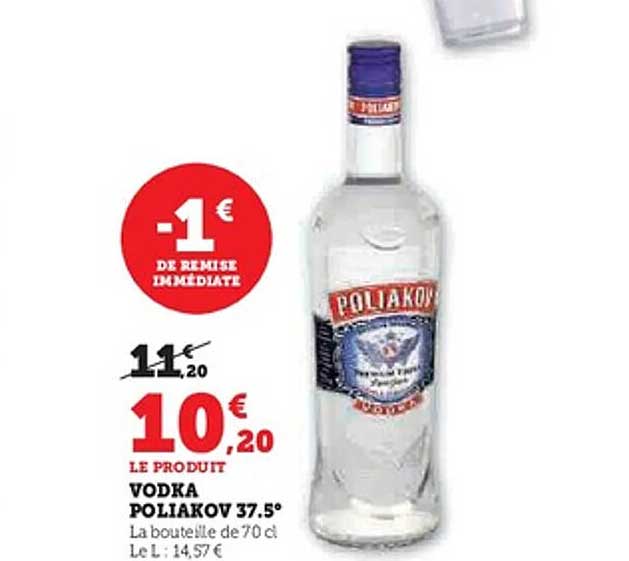 VODKA POLIAKOV 37.5°