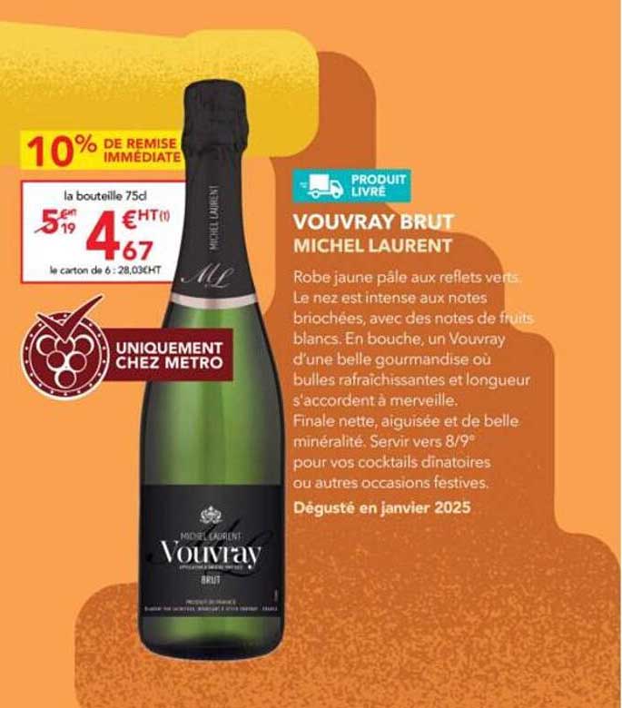 Vouvray Brut Michel Laurent