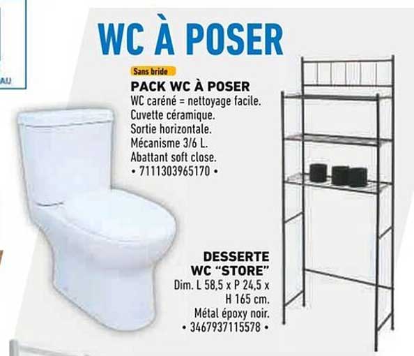 WC À POSER