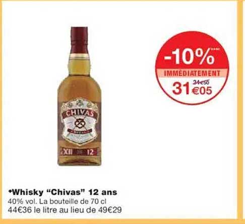 Whisky “Chivas” 12 ans
