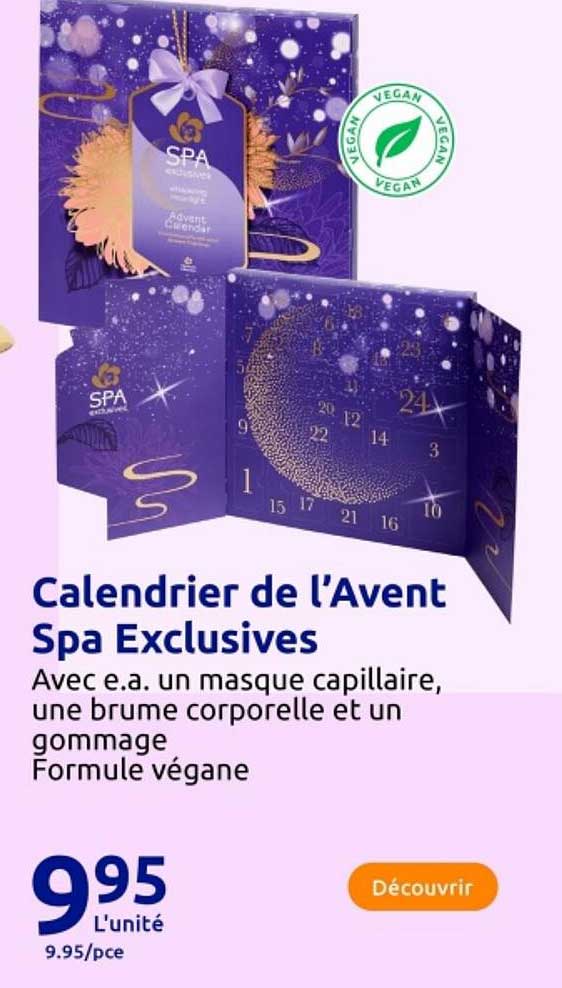 Accentra Calendrier de l’avent WINTER SPA Eau de parfum - INCI Beauty