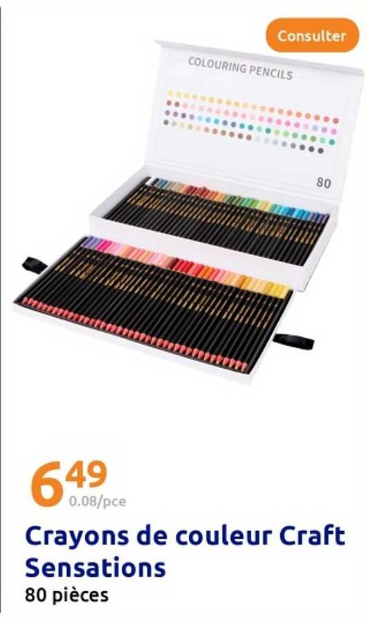 Crayons de couleur Craft Sensations