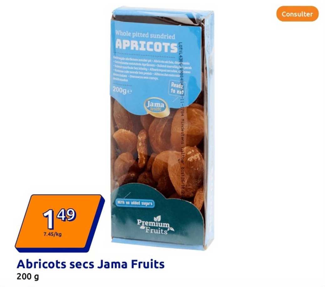 Abricots secs Jama Fruits