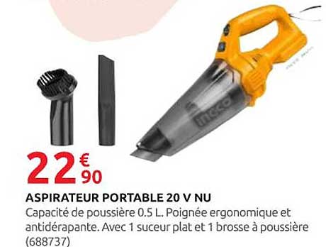 ASP IRATEUR PORTABLE 20 V NU