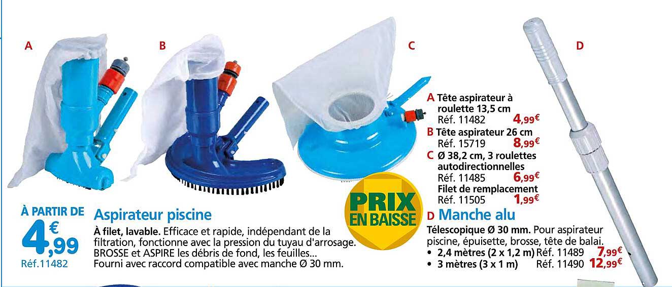 Aspirateur piscine