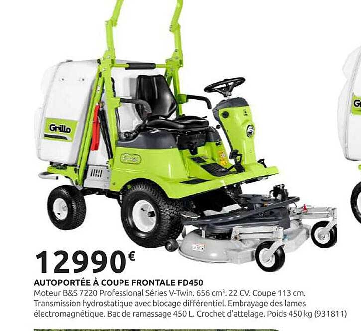 AUTOPORTÉE À COUPE FRONTALE FD450