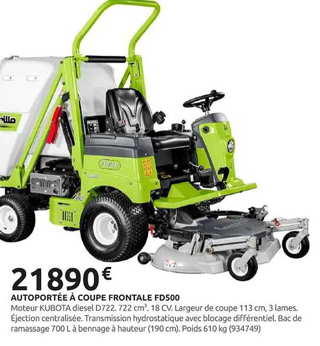 AUTOPORTÉE À COUPE FRONTALE FD500