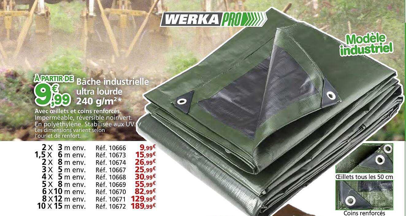 Bâche industrielle ultra lourde