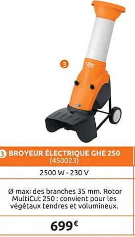 BROYEUR ÉLECTRIQUE GHE 250 (450023)