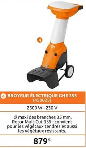 BROYEUR ÉLECTRIQUE GHE 355
