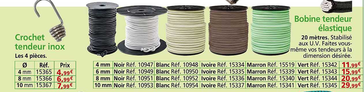 Crochet tendeur inox