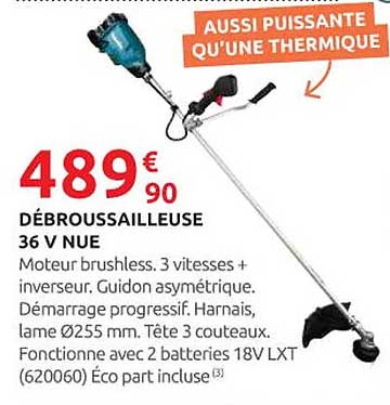 DÉBROUSSAILLEUSE 36 V NUE
