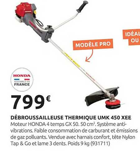 DÉBROUSSAILLEUSE THERMIQUE UMK 450 XEE
