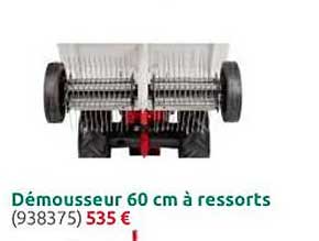 Démousseur 60 cm à ressorts