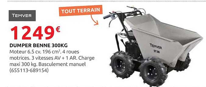 DUMPER BENNE 300KG