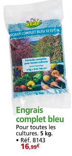 Engrais complet bleu