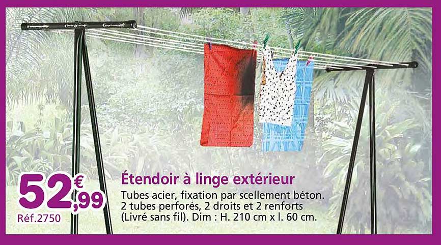 Étendoir à linge extérieur