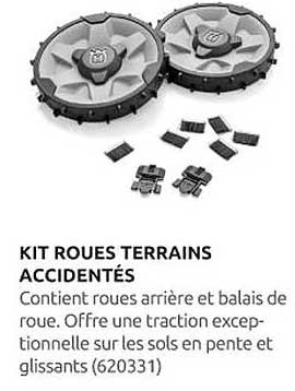 KIT ROUES TERRAINS ACCIDENTÉS