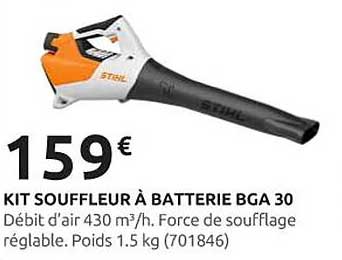 KIT SOUFFLEUR À BATTERIE BGA 30