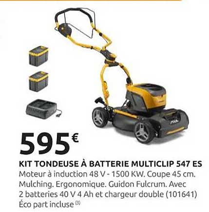 KIT TONDEUSE À BATTERIE MULTICLIP 547 ES