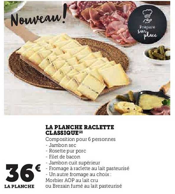 LA PLANCHE RACLETTE CLASSIQUE