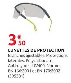LUNETTES DE PROTECTION