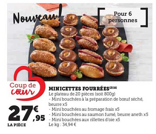 MINICETTES FOURRÉES