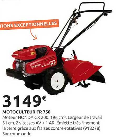 MOTOCULTEUR FR 750