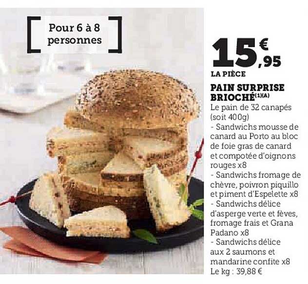 PAIN SURPRISE BRIOCHÉ