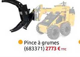 Pince à grumes