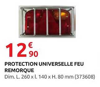 PROTECTION UNIVERSELLE FEU REMORQUE