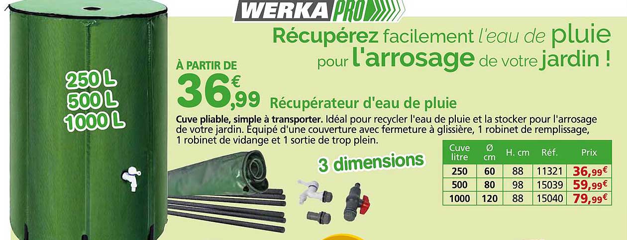 Récupérateur d'eau de pluie