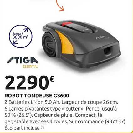 ROBOT TONDEUSE G3600