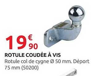 ROTULE COUDEE À VIS