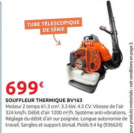 SOUFFLEUR THERMIQUE BV163