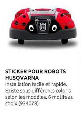 STICKER POUR ROBOTS HUSQVARNA