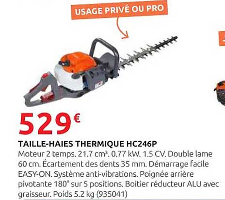 TAILLE-HAIES THERMIQUE HC246P